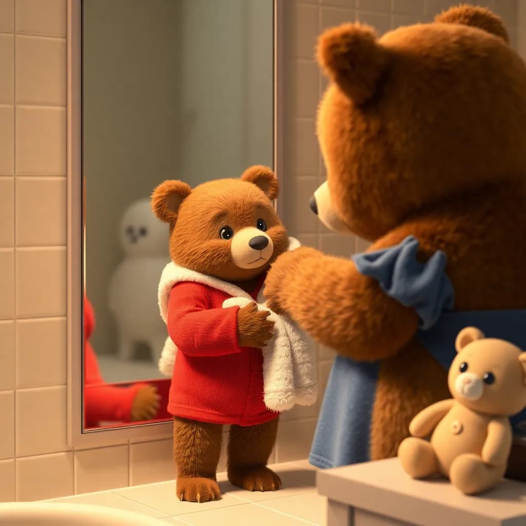 Story illustration for Goodnight, Little Bear