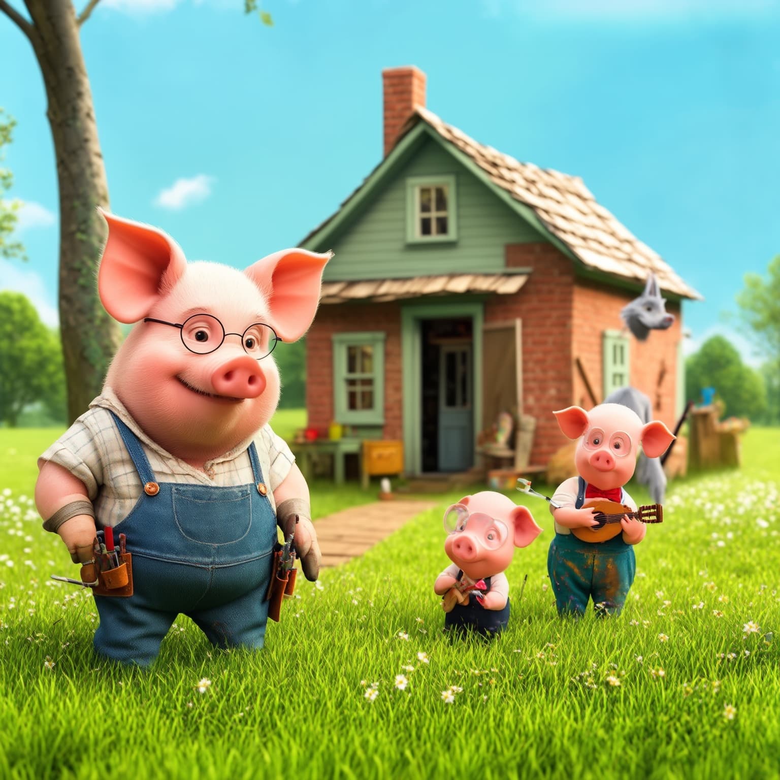 The Three Little Pigs: A Sibling Collaboration