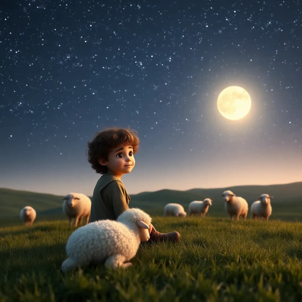 Story illustration for David and the Starry Night Whisper