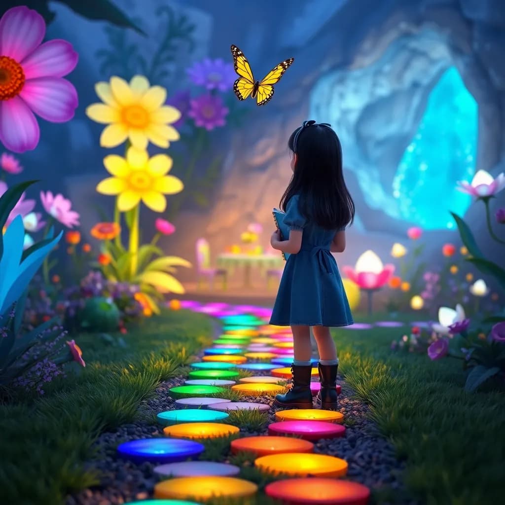 Story illustration for Alice's Butterfly Quest