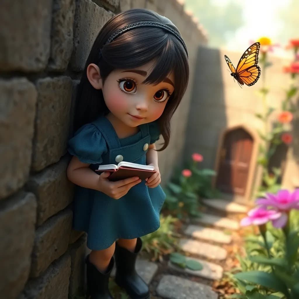 Story illustration for Alice's Butterfly Quest