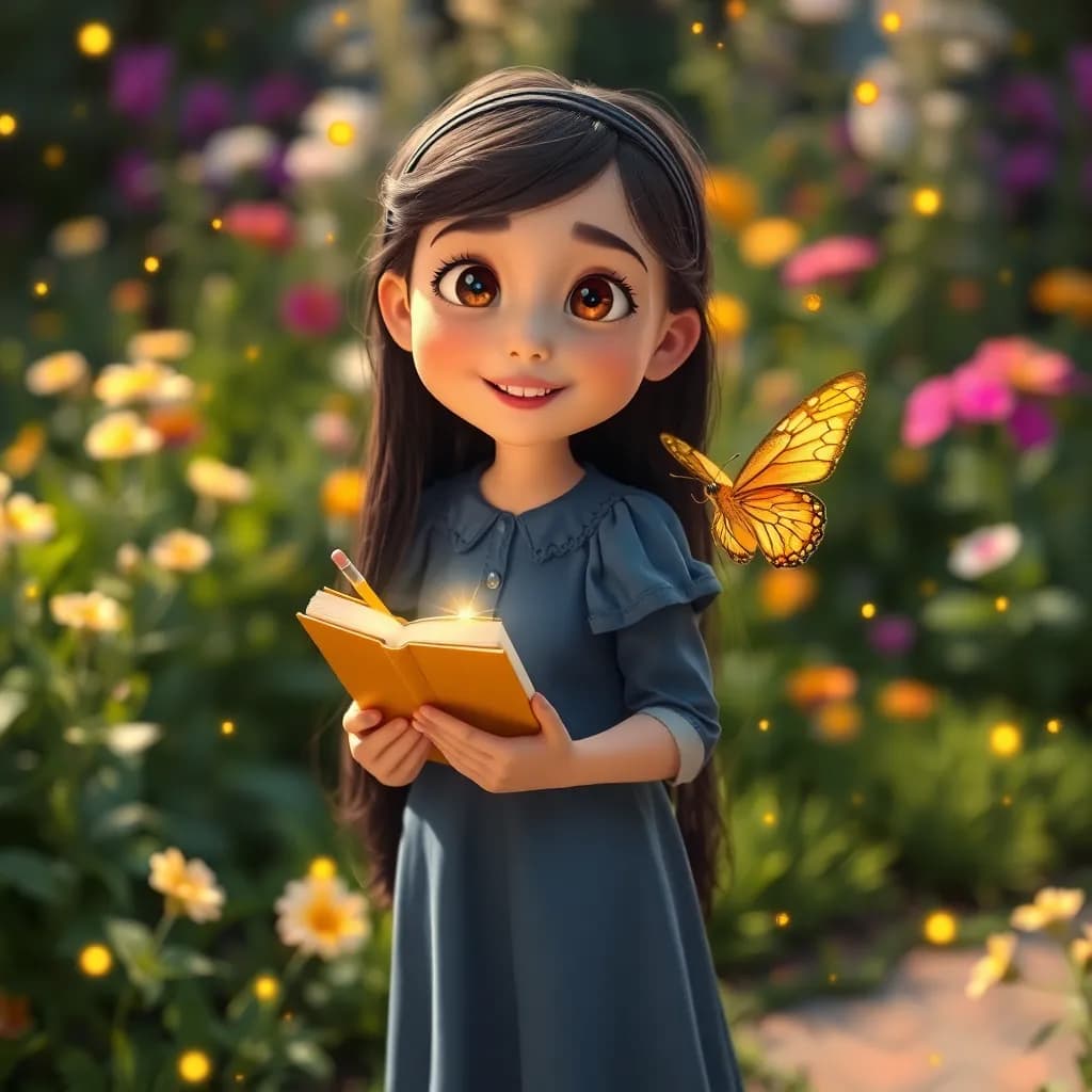 Story illustration for Alice's Butterfly Quest