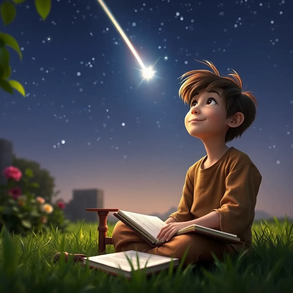 Story illustration for Don Quixote's Celestial Quest: Catching Dreams in Jars