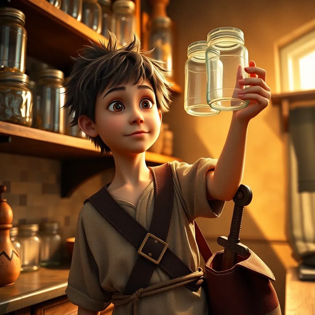 Story illustration for Don Quixote's Celestial Quest: Catching Dreams in Jars