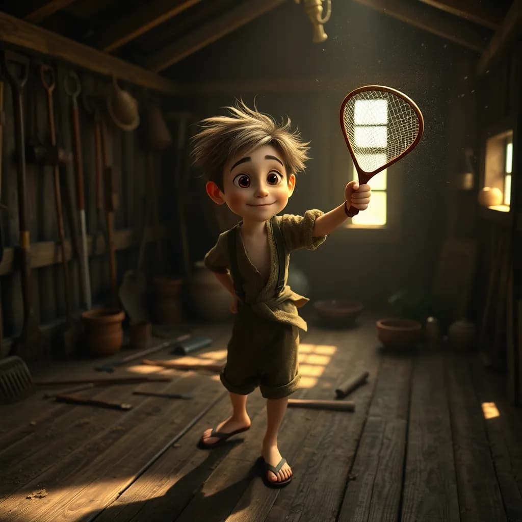 Story illustration for Don Quixote's Celestial Quest: Catching Dreams in Jars