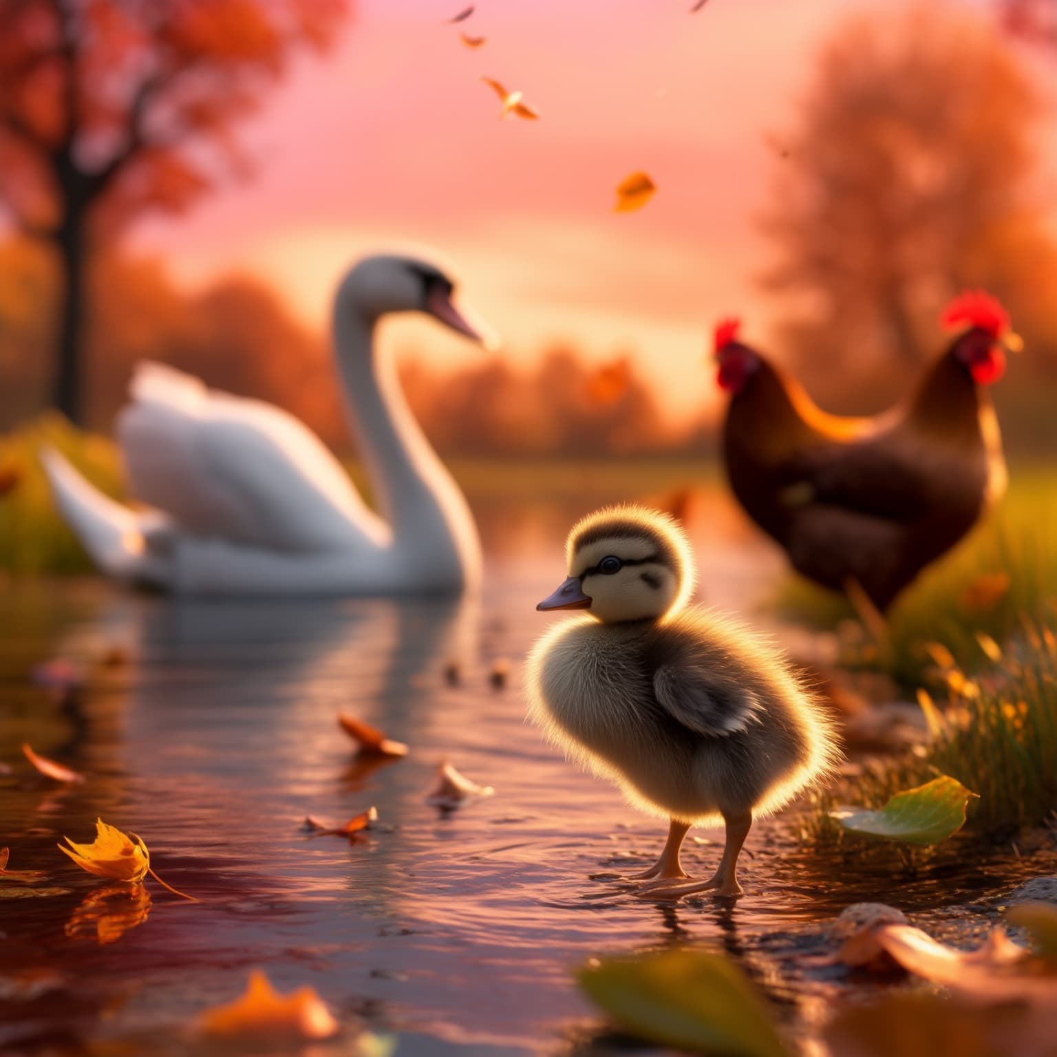 The Graceful Transformation of the Ugly Duckling