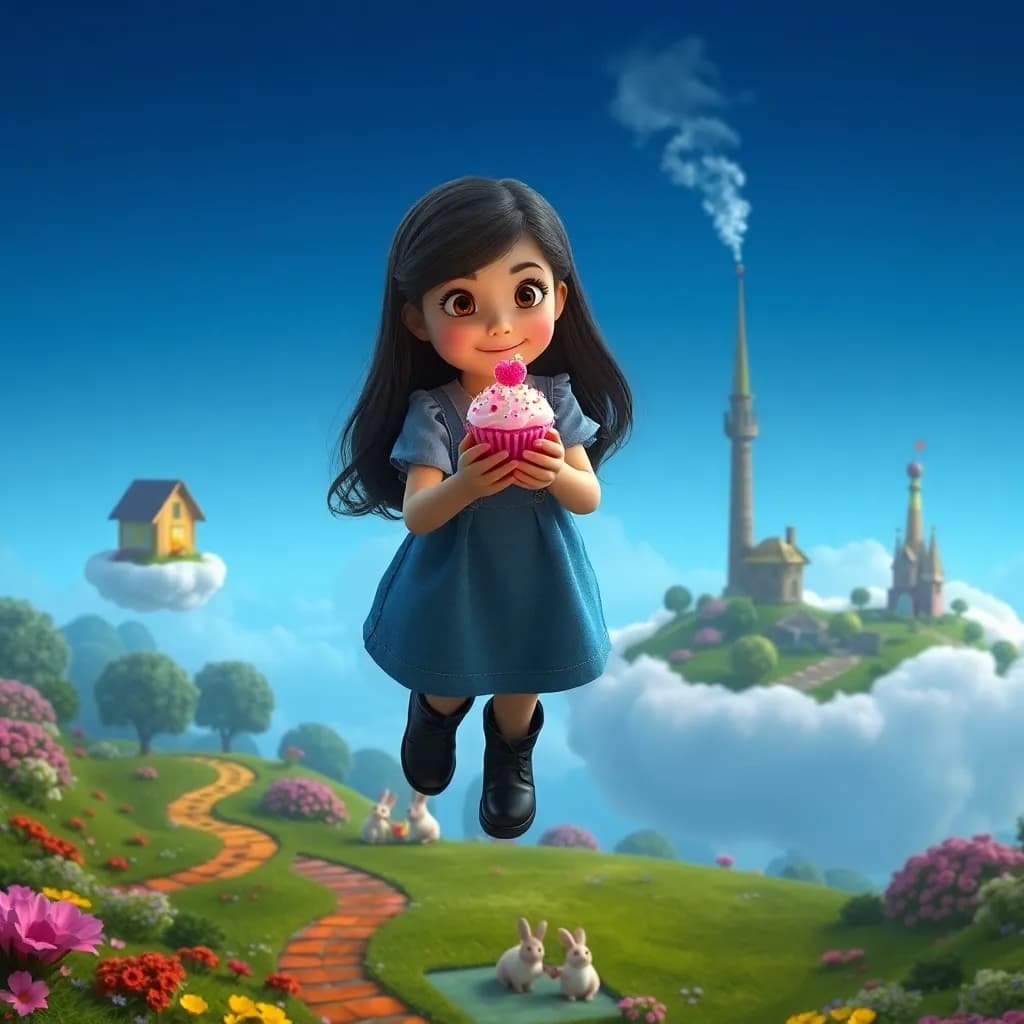 Story illustration for Alice and the Enchanted Tea Party