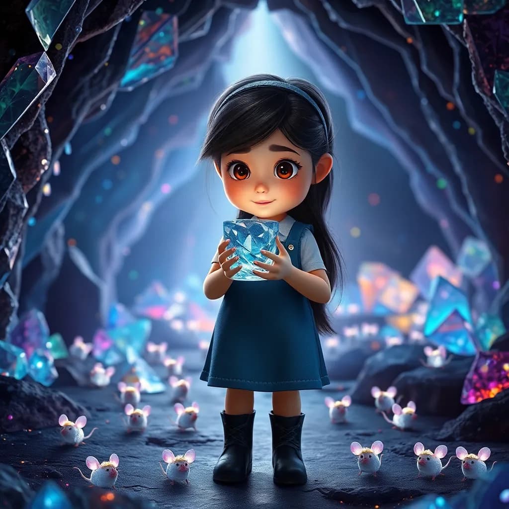 Story illustration for Alice and the Enchanted Tea Party