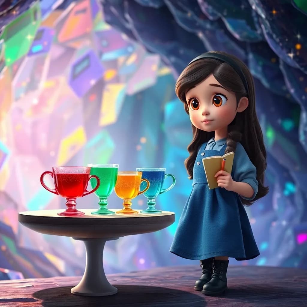 Story illustration for Alice and the Enchanted Tea Party