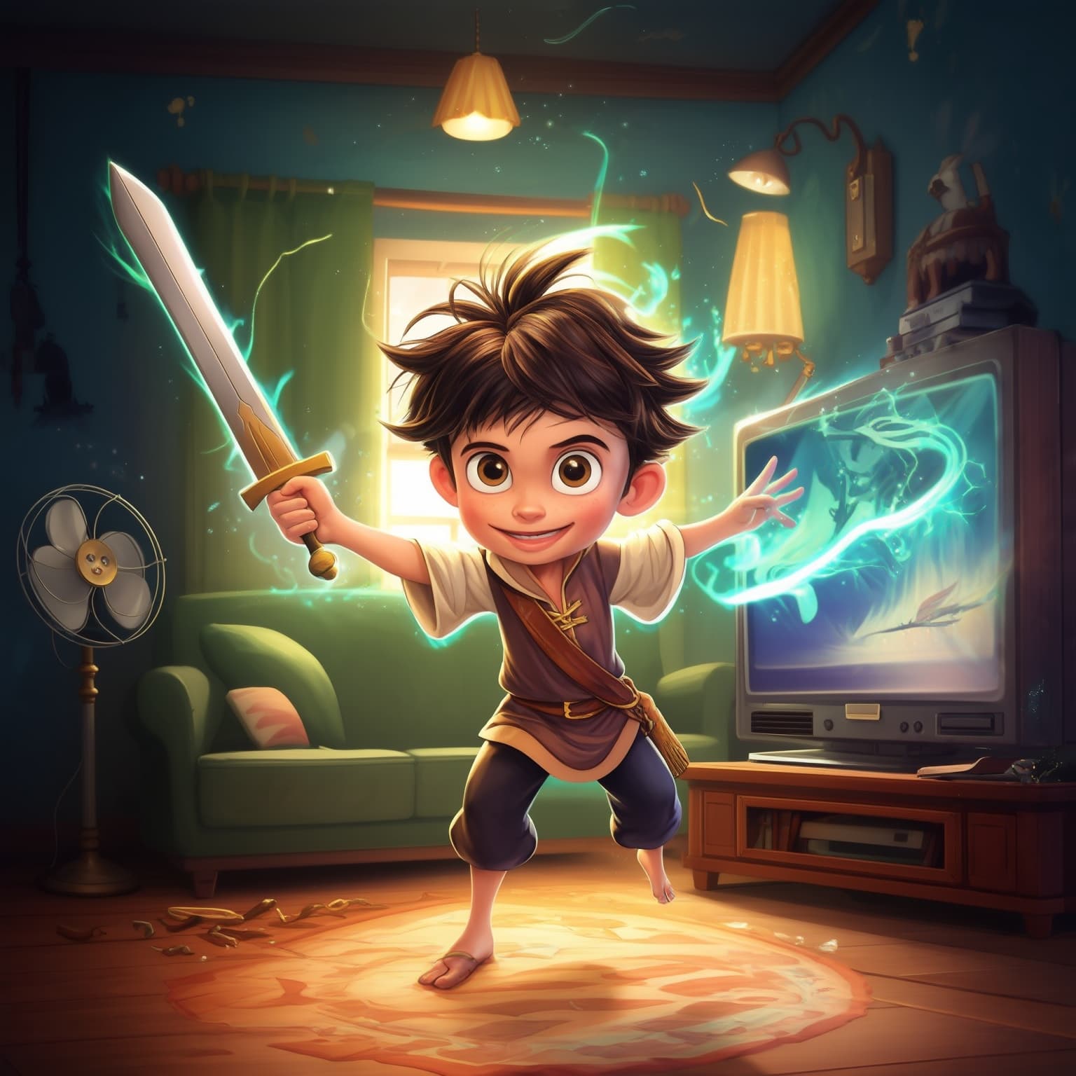 Don Quixote and the Enchanted Household: A Modern Tale