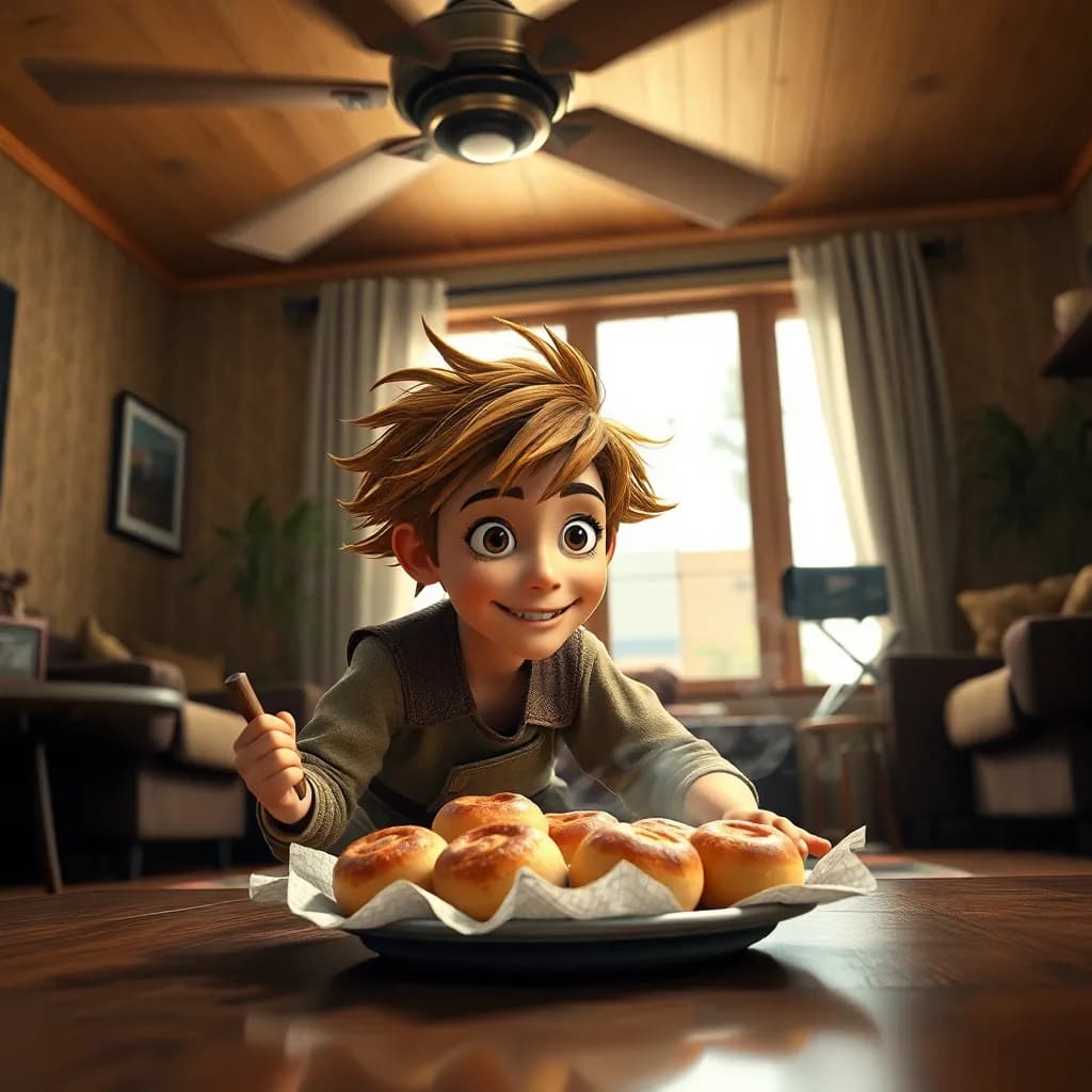 Story illustration for Don Quixote and the Enchanted Household: A Modern Tale