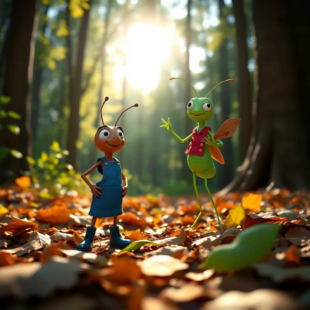 Story illustration for A Tale of Ants and Grasshoppers: Lessons in Preparation