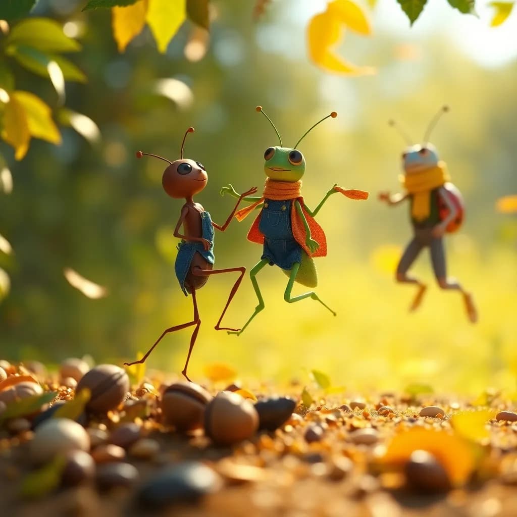 Story illustration for A Tale of Ants and Grasshoppers: Lessons in Preparation