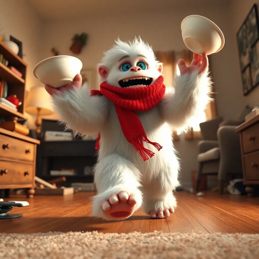 Story illustration for Rumble and the Upside-Down Adventure