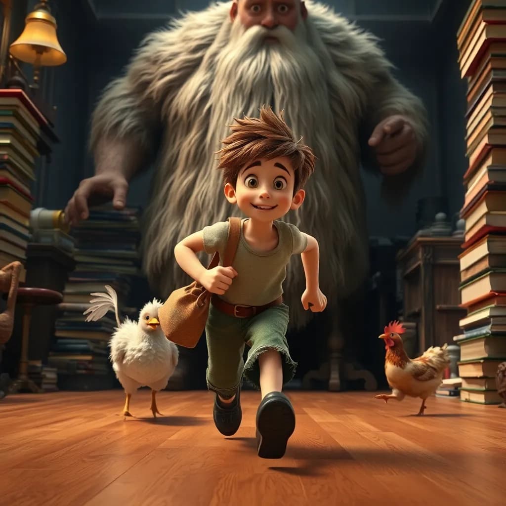 Story illustration for Jack and the Beanstalk: Choices and Adventures