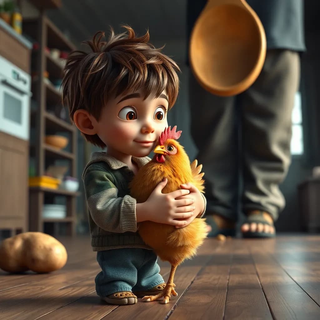 Story illustration for Jack and the Beanstalk: Choices and Adventures