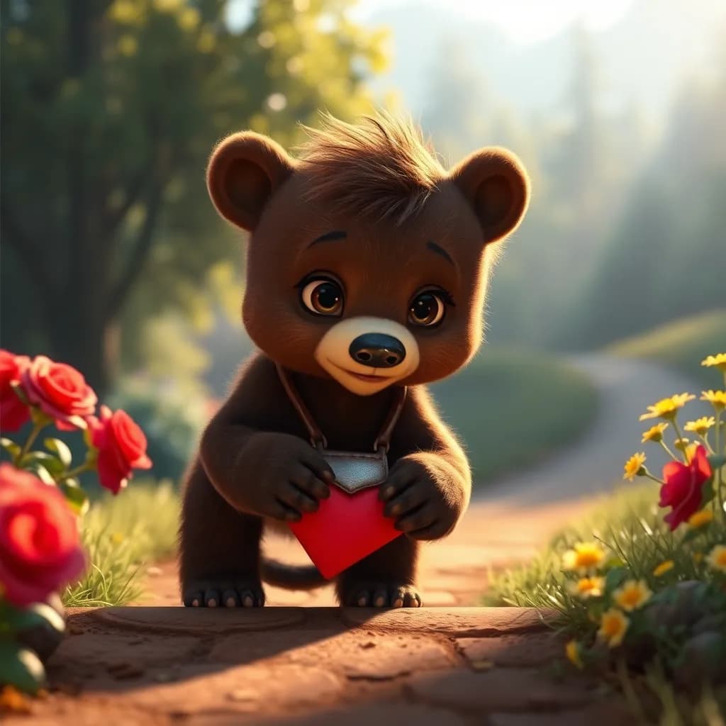 Story illustration for Bruno's Sweet Valentine