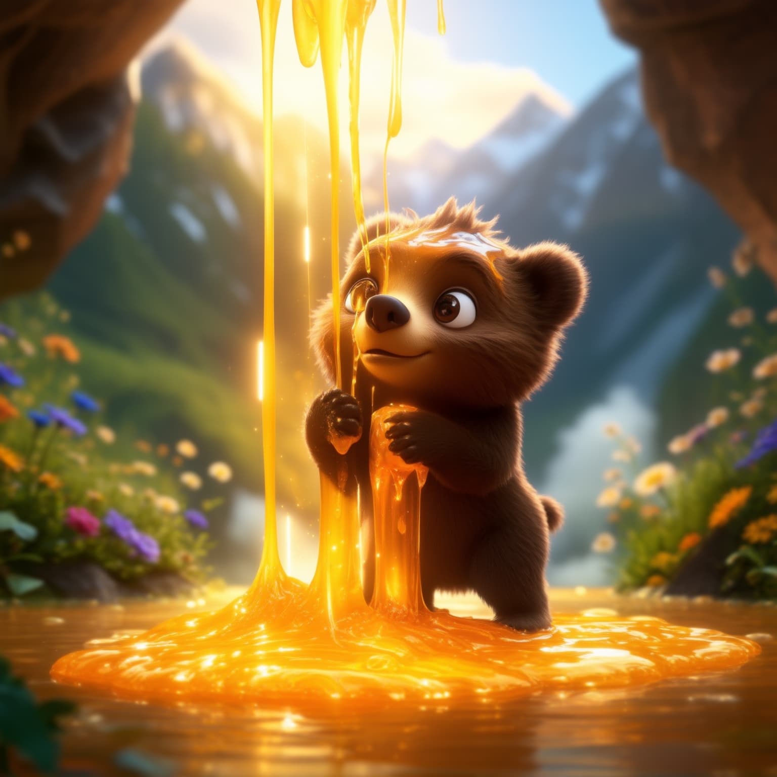 Bruno and the Enchanted Honeyfall