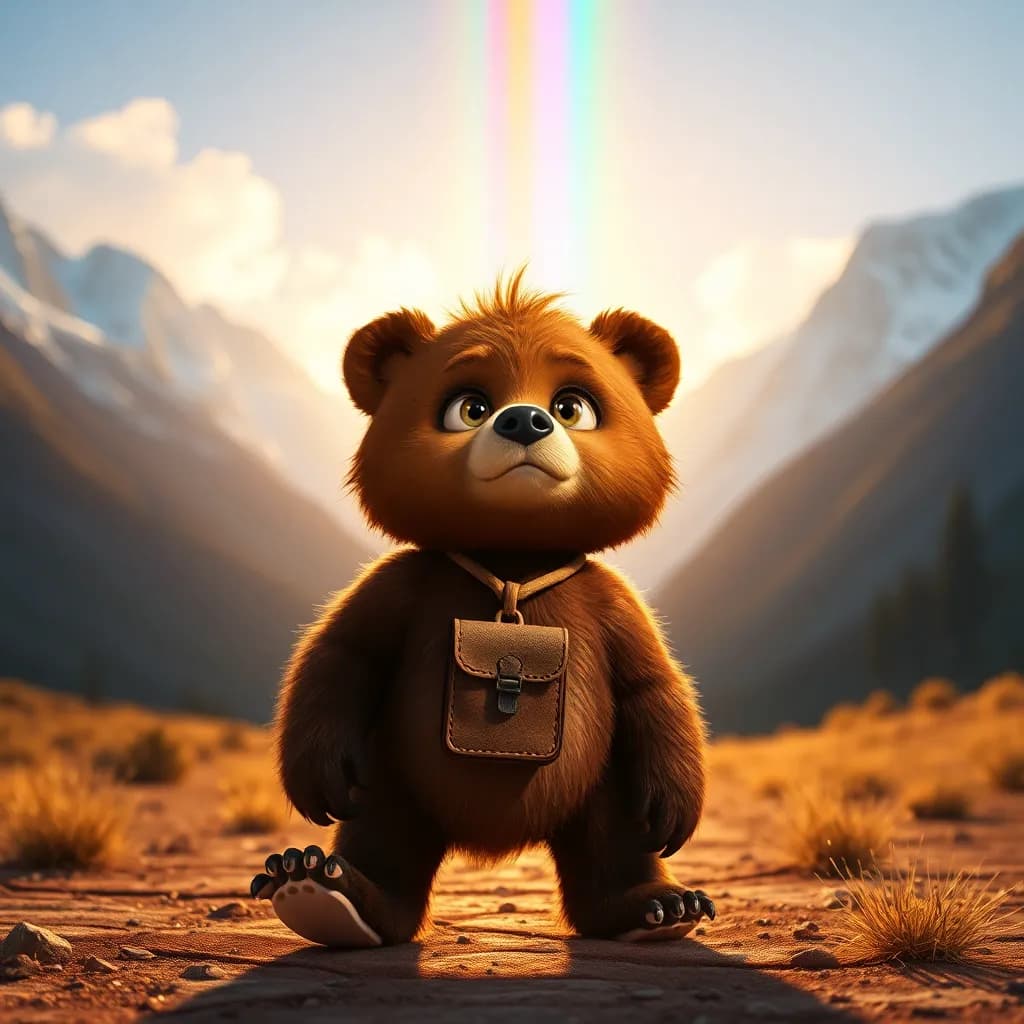 Story illustration for Bruno and the Enchanted Honeyfall