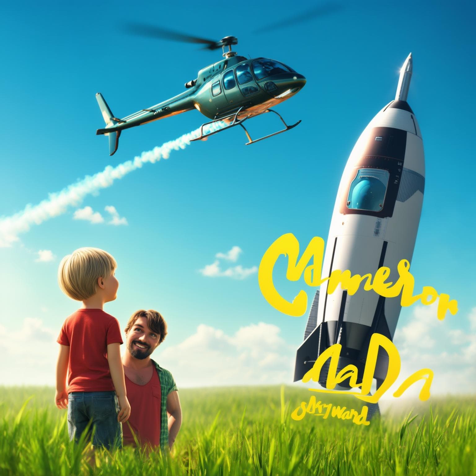 Cameron and Dada's Skyward Adventure