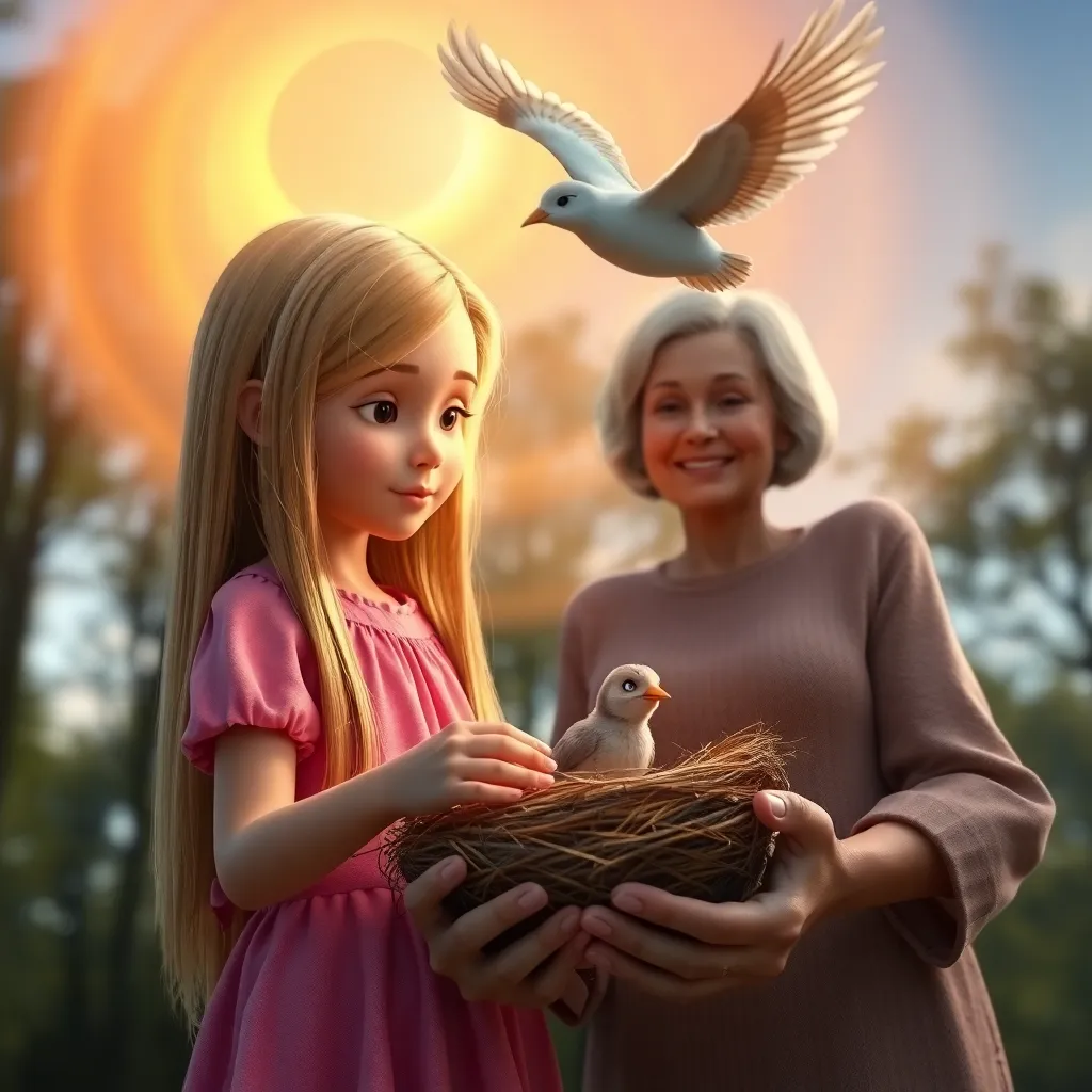 Story illustration for Ava and the Time-Traveling Pocket Watch: Lessons Learned Through Kindness