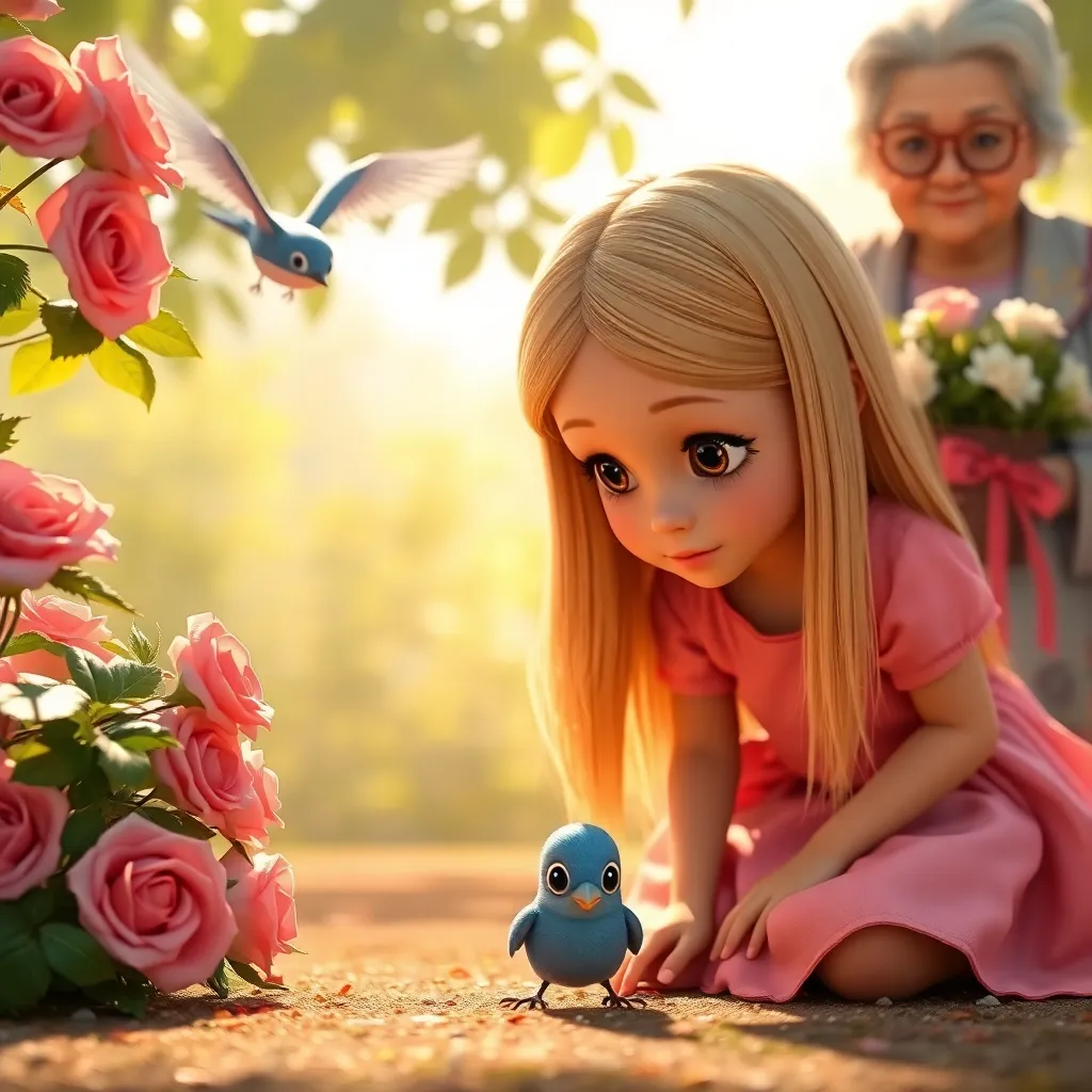 Story illustration for Ava and the Time-Traveling Pocket Watch: Lessons Learned Through Kindness