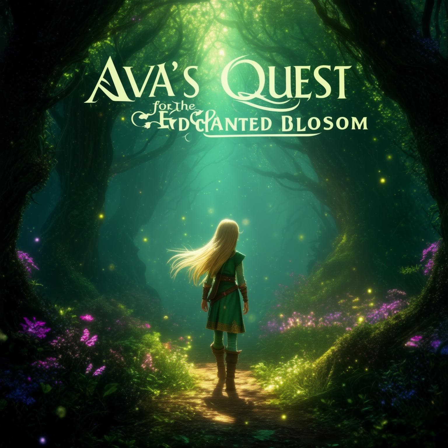 Ava's Quest for the Enchanted Blossom