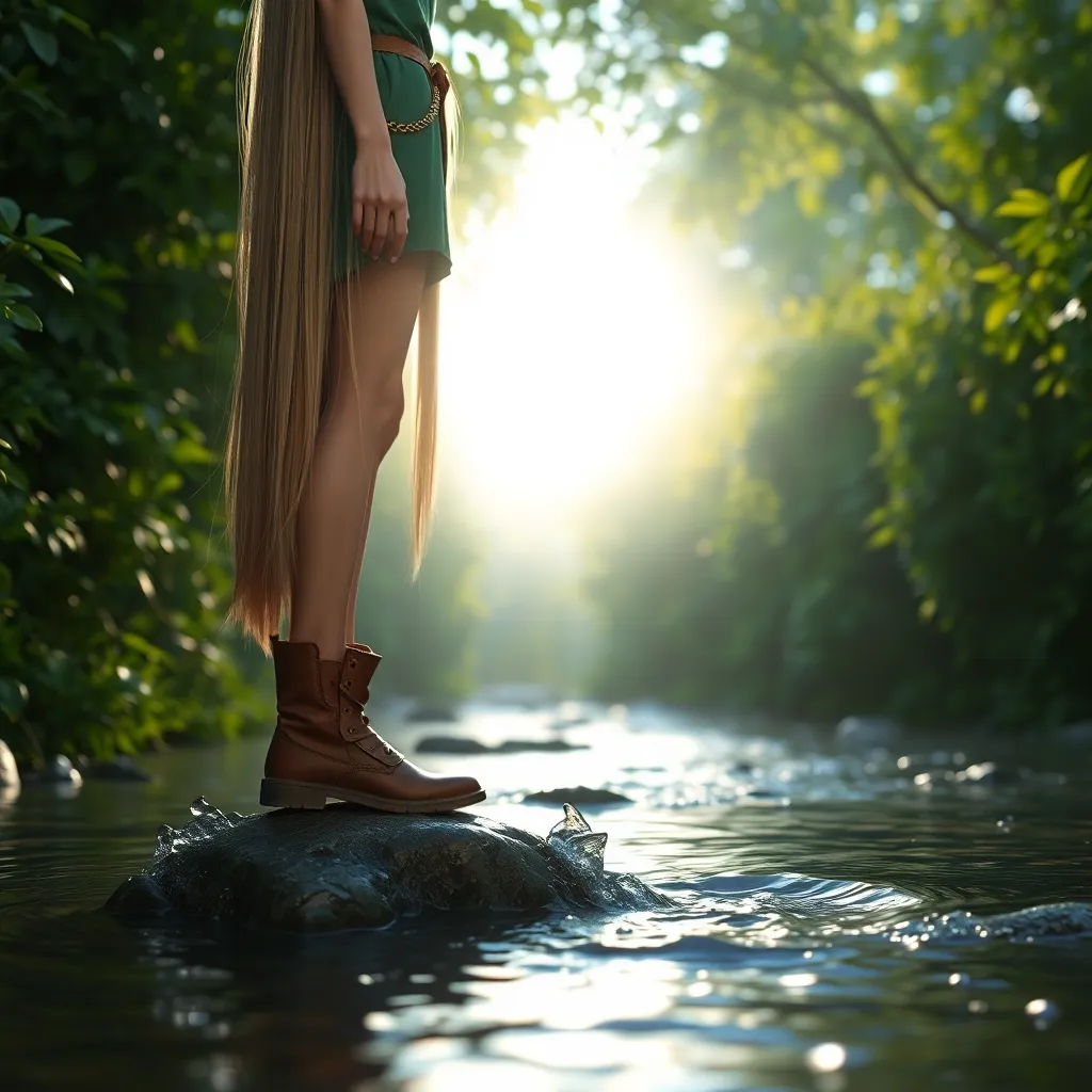 Story illustration for Ava's Quest for the Enchanted Blossom