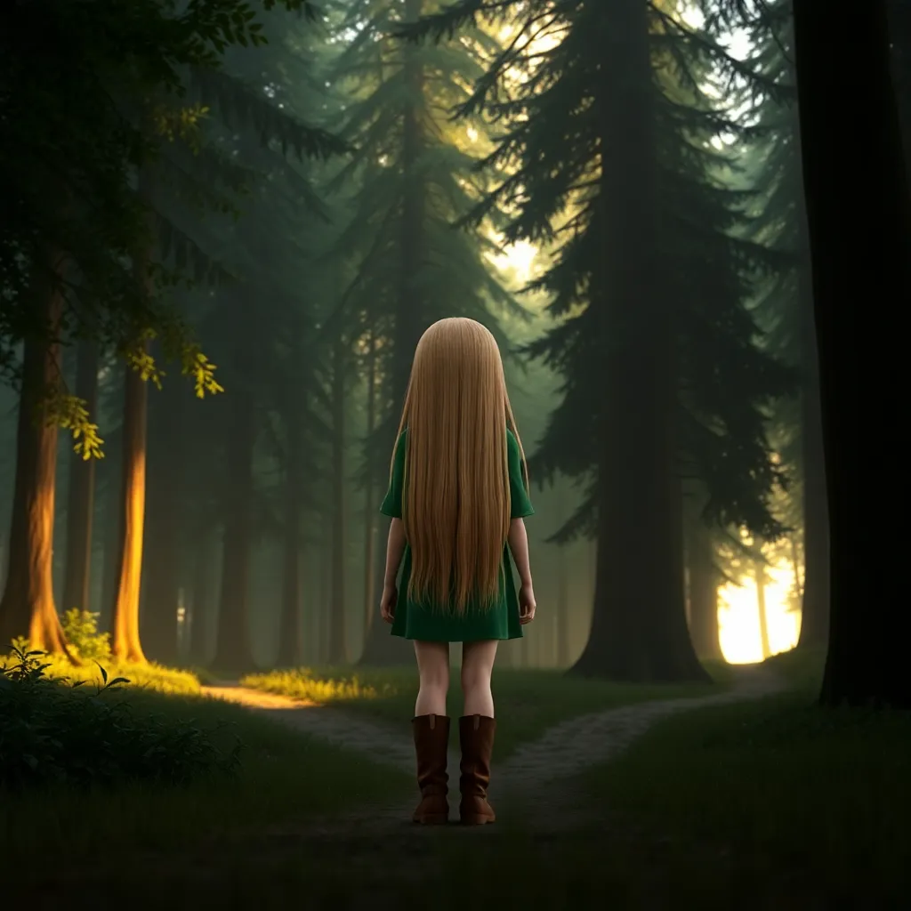 Story illustration for Ava's Quest for the Enchanted Blossom