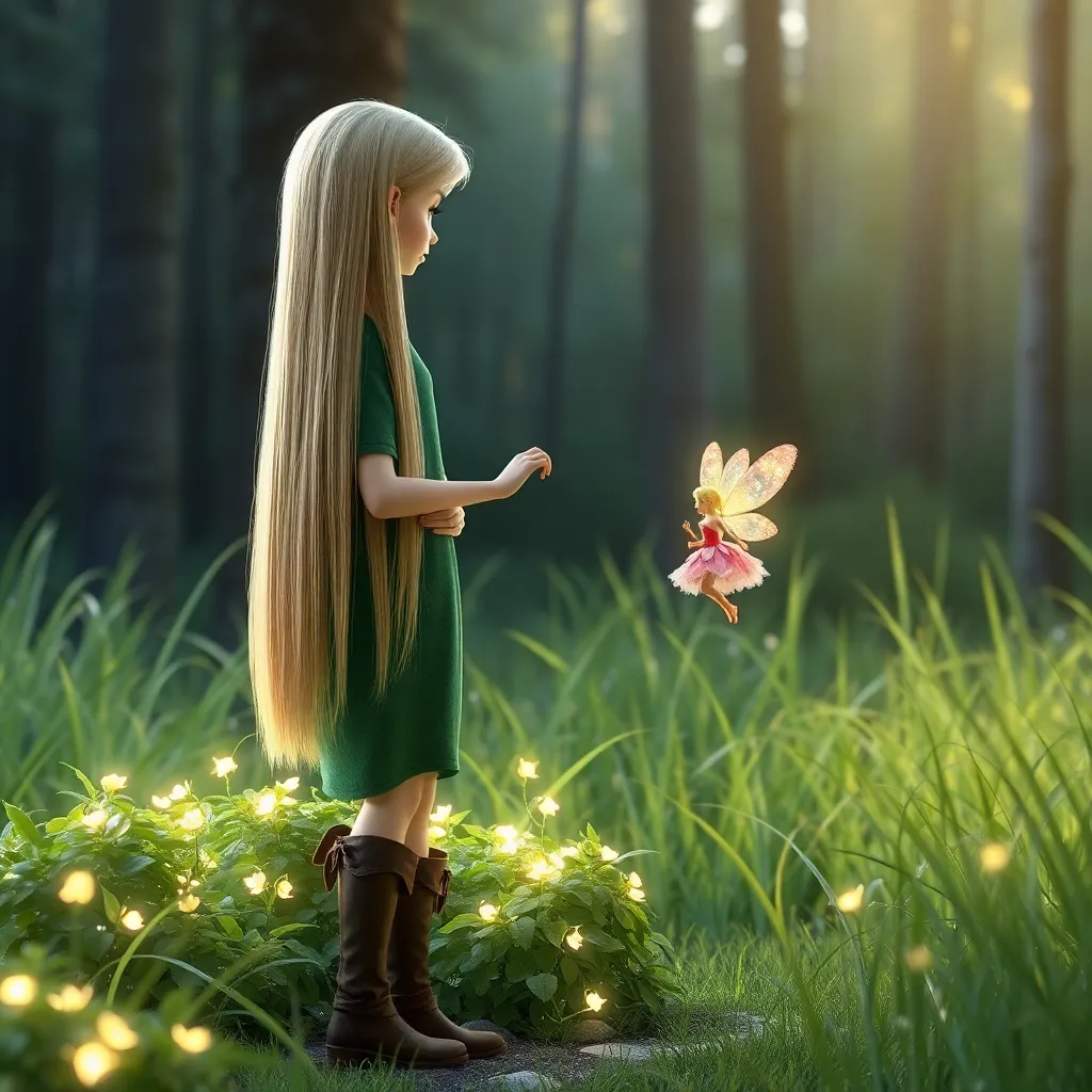 Story illustration for Ava's Quest for the Enchanted Blossom