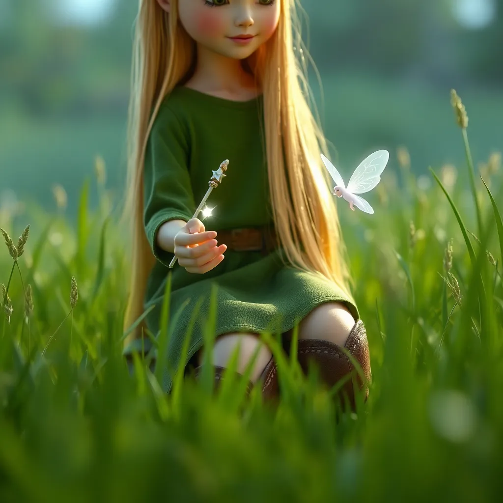 Story illustration for Ava's Quest for the Enchanted Blossom