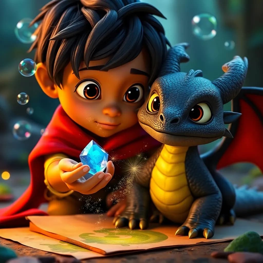 Story illustration for Izzy's Enchanted Forest Adventure