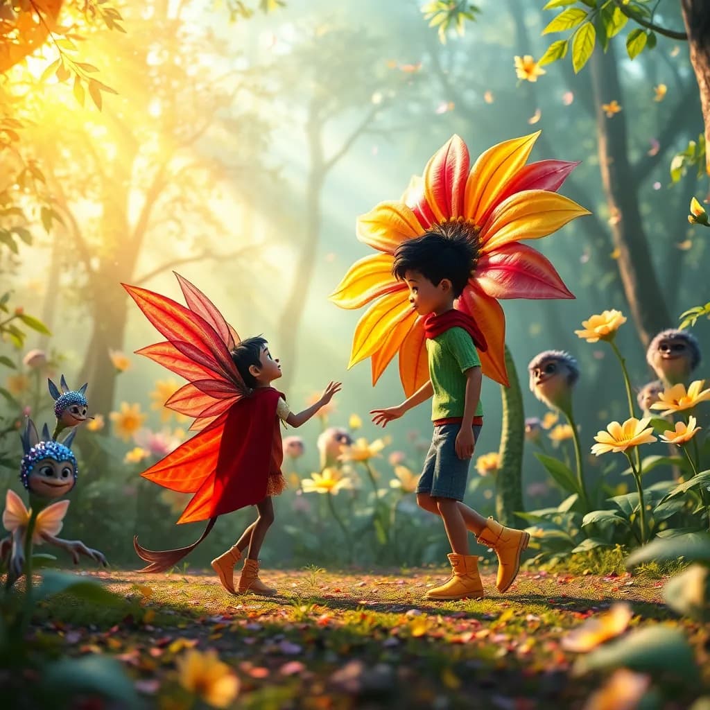 Story illustration for Izzy's Enchanted Forest Adventure