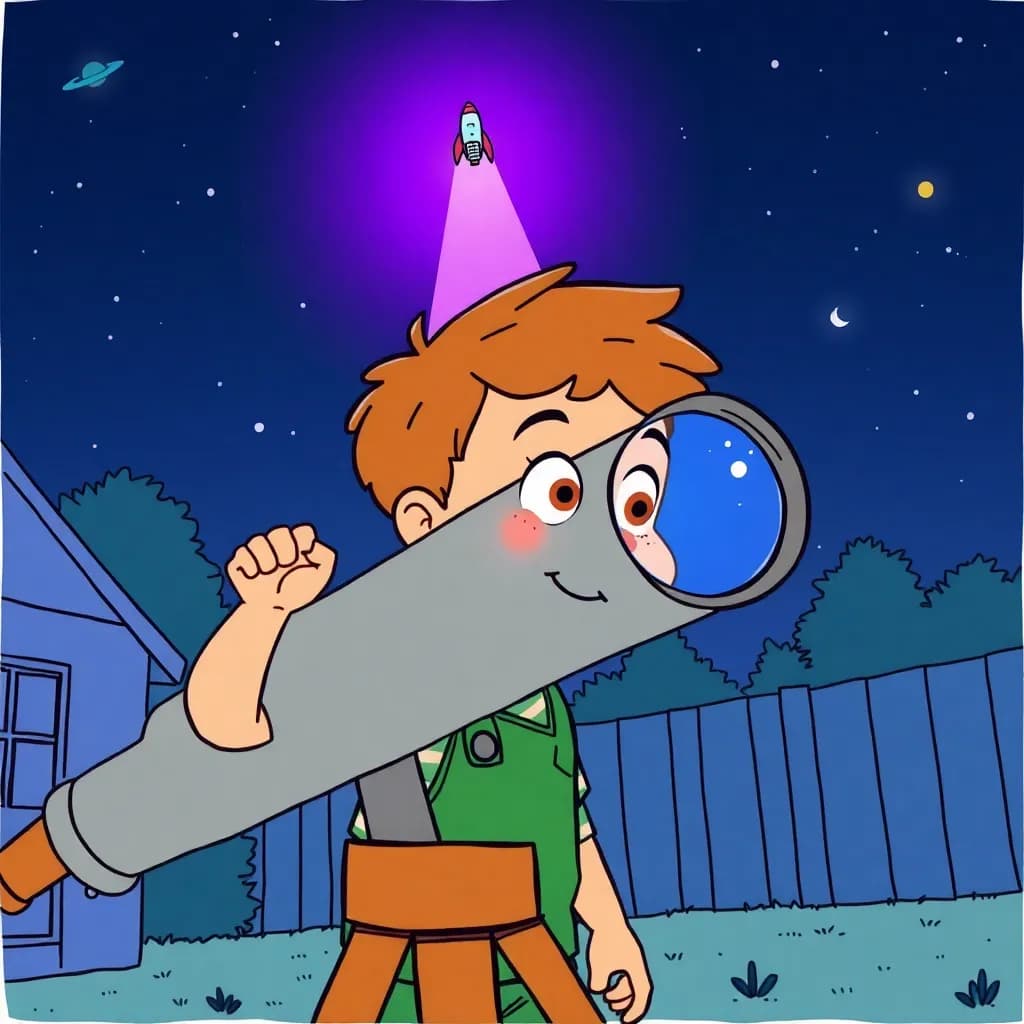 Story illustration for Leonardo's Cosmic Discovery: The Mystery Planet