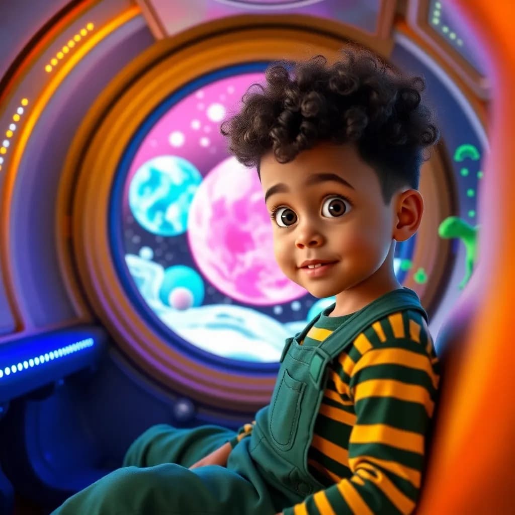 Story illustration for Leonardo's Cosmic Discovery: The Mystery Planet