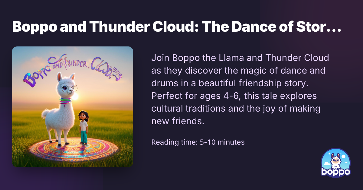 Boppo and Thunder Cloud: The Dance of Stories - Interactive Children's ...