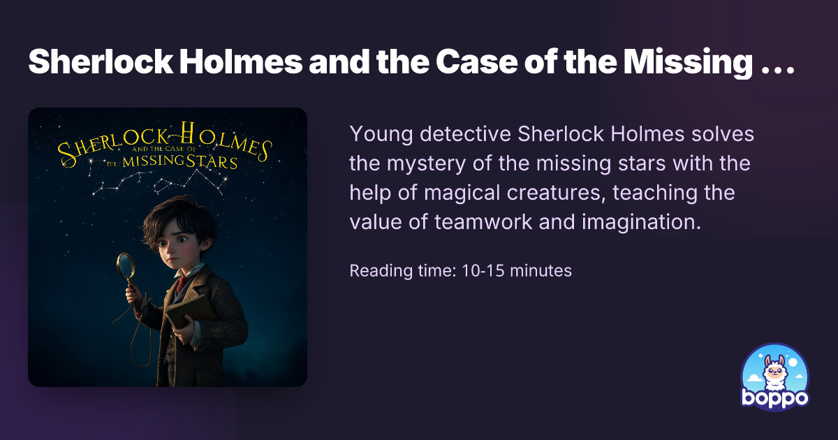 Sherlock Holmes and the Case of the Missing Stars - Interactive ...